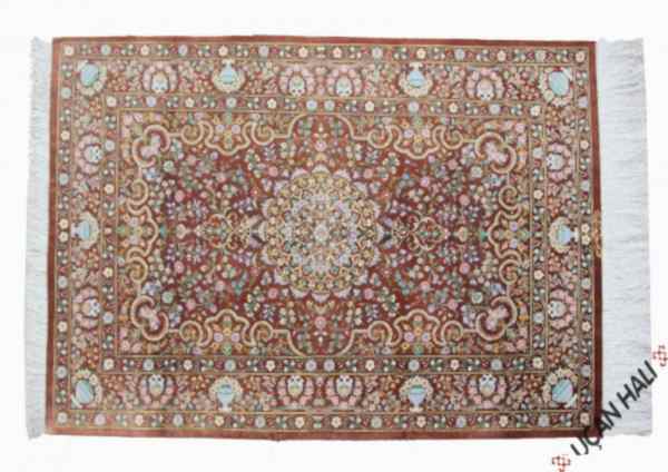3512 İRAN KUM İPEK HALI
