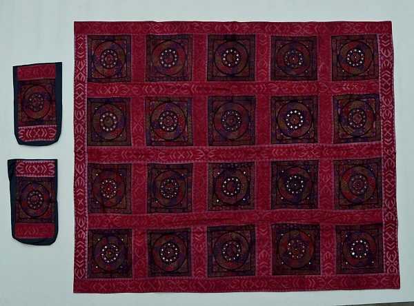 14497 İRAN SUZANİ ANTİKA ÖRTÜ VE MİNDERLERİ