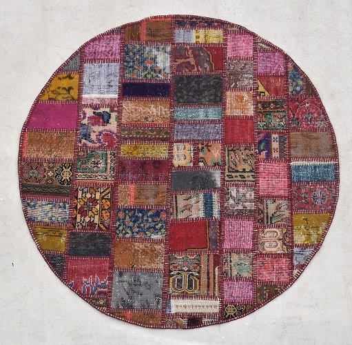 1022 PATCHWORK DAİRE HALI: