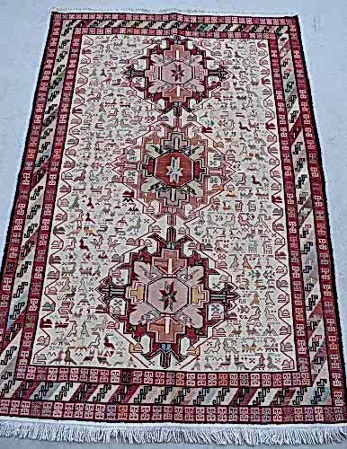 12303 İRAN SUMAK İPEK KİLİM