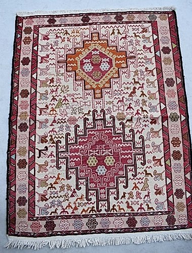 12372 İRAN SUMAK İPEK KİLİM