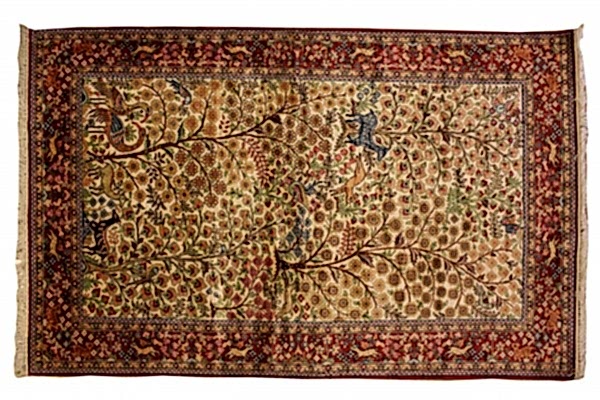 3516 İRAN KUM İPEK HALI: