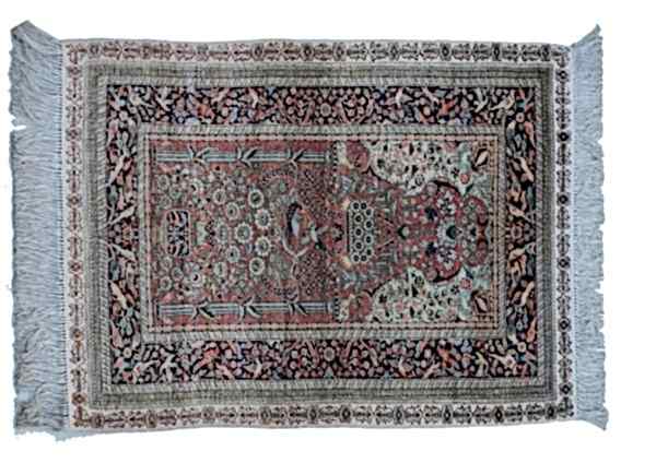 3319 İRAN KUM İPEK HALI: